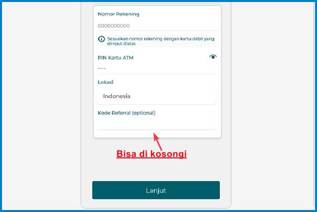 Cara Buat kode referral bni