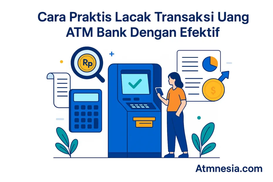 Cara Praktis Lacak Transaksi Uang ATM Bank Dengan Efektif