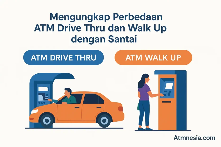 Mengungkap Perbedaan ATM Drive Thru dan Walk Up dengan Santai