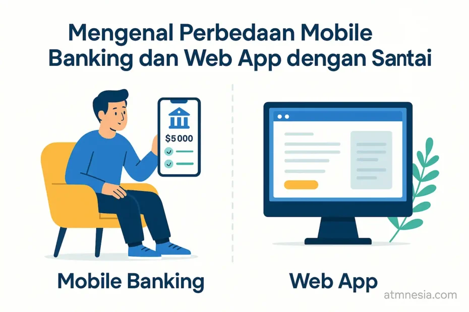 Mengenal Perbedaan Mobile Banking dan Web App dengan Santai