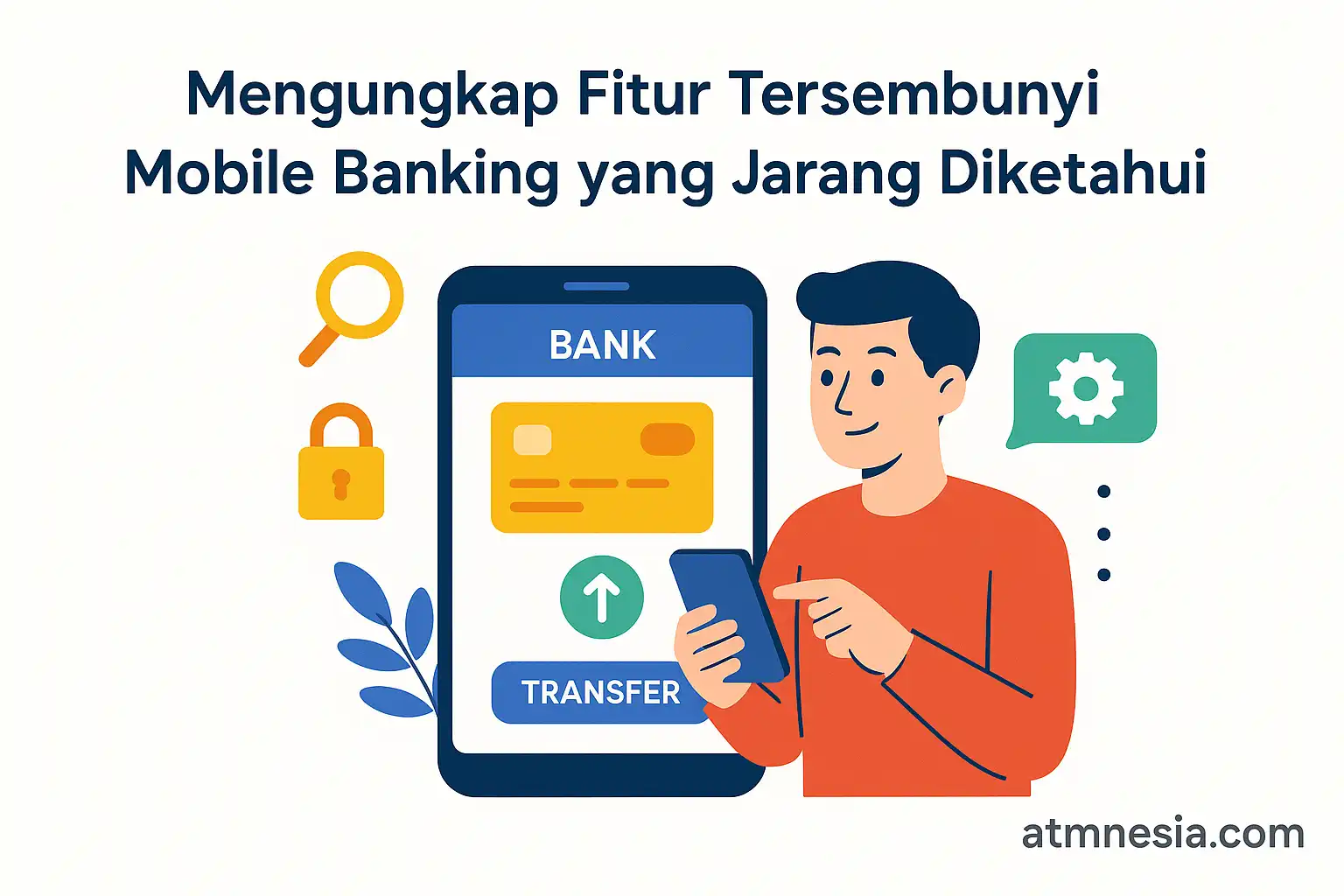 Fitur Tersembunyi Mobile Banking Ilustrasi fitur tersembunyi mobile banking