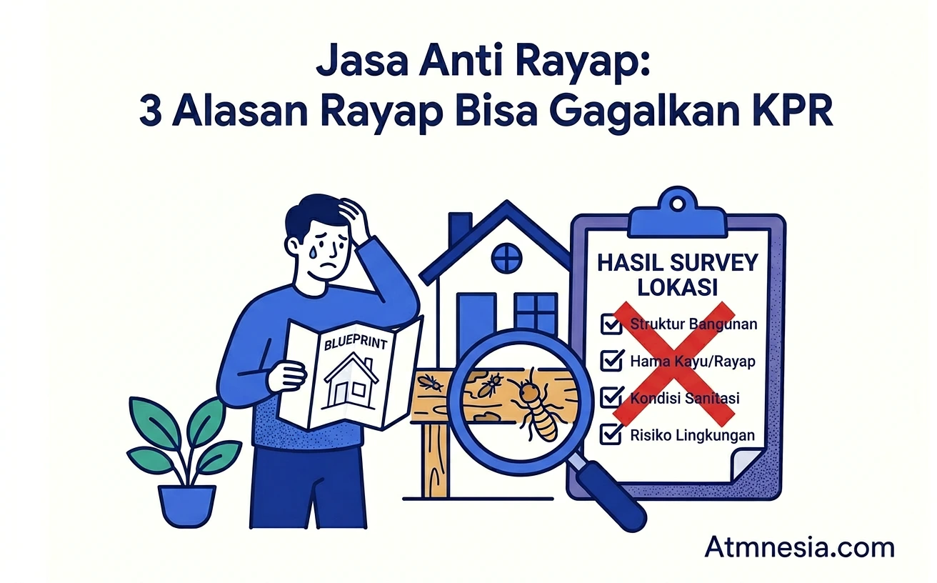 Jasa Anti Rayap 3 Alasan Rayap Bisa Gagalkan Proses KPR Kamu