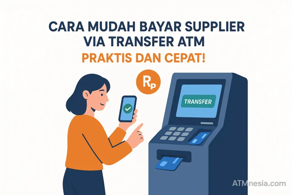 Cara Mudah Bayar Supplier via Transfer ATM: Praktis dan Cepat!