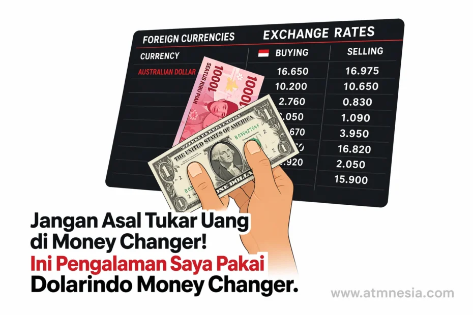Jangan Asal Tukar! ini Pengalaman Saya Pakai Dolarindo Money Changer