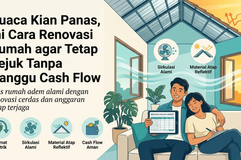 Cuaca Kian Panas, Ini Cara Renovasi Rumah agar Tetap Sejuk Tanpa Ganggu Cash Flow