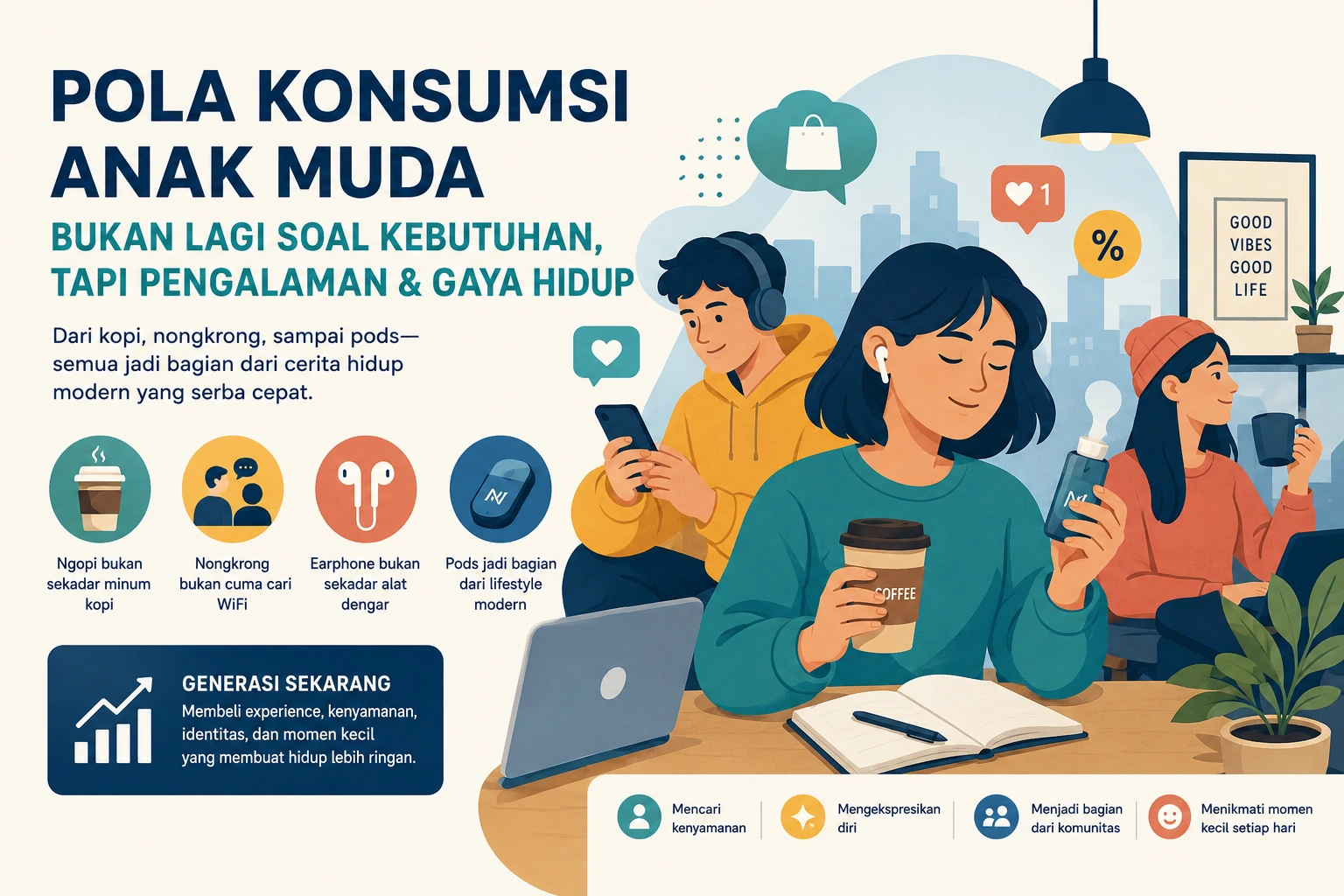 Pola Konsumsi Anak Muda dan Gaya Hidup Modern