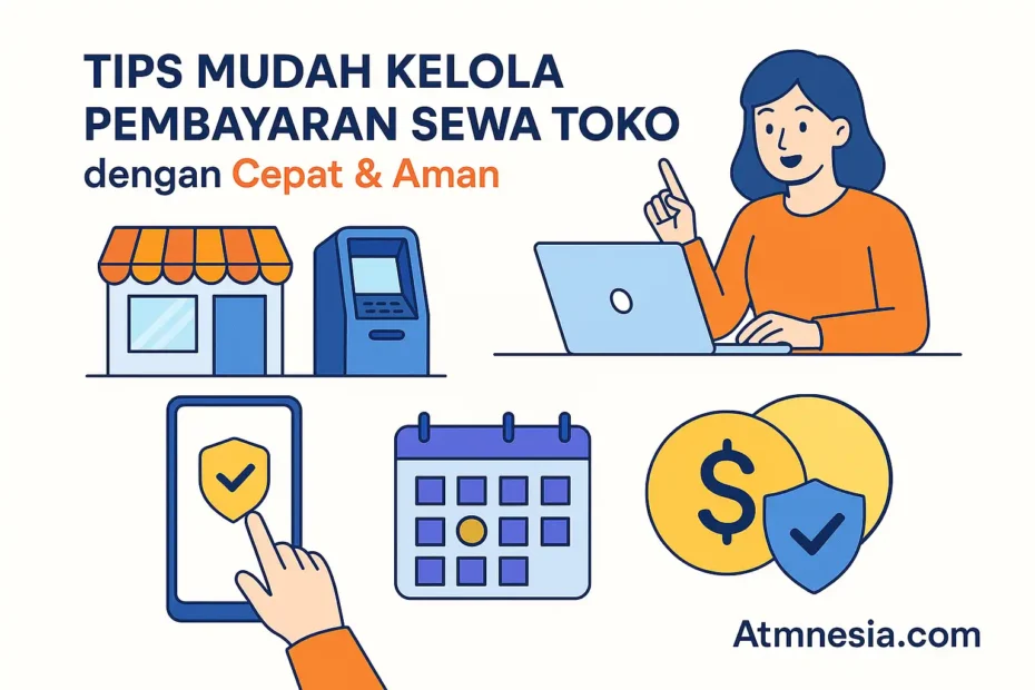Tips Mudah Kelola Pembayaran Sewa Toko ATM dengan Cepat dan Aman